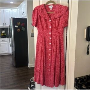 Vintage Ellen Ashley dress size 6P